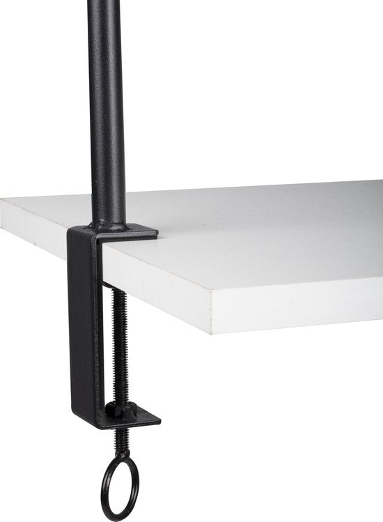 Arti Casa Tischstange - Dekorationsrahmen - mit Klemmen - für Blumen, Ballons, Lichter und Pflanzen - Hochzeitsbogen - Metall - Schwarz