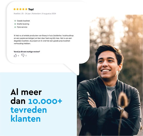 BRASQ Elektrischer Terrassenheizer stehend - 2000 Watt - 3 Heizstufen - mit Fernbedienung und Timer - Infrarotheizung - spritzwassergeschützt - Heizung für innen und außen - Schwarz