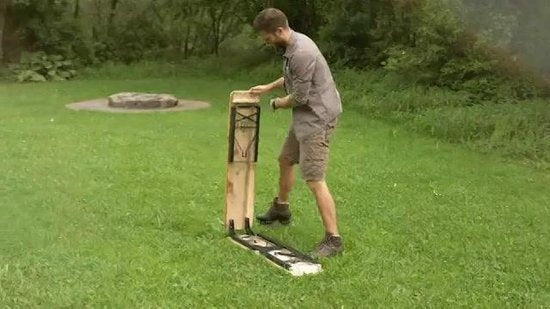 tectake - Biertisch mit Bänken, Campingtisch, klappbar
