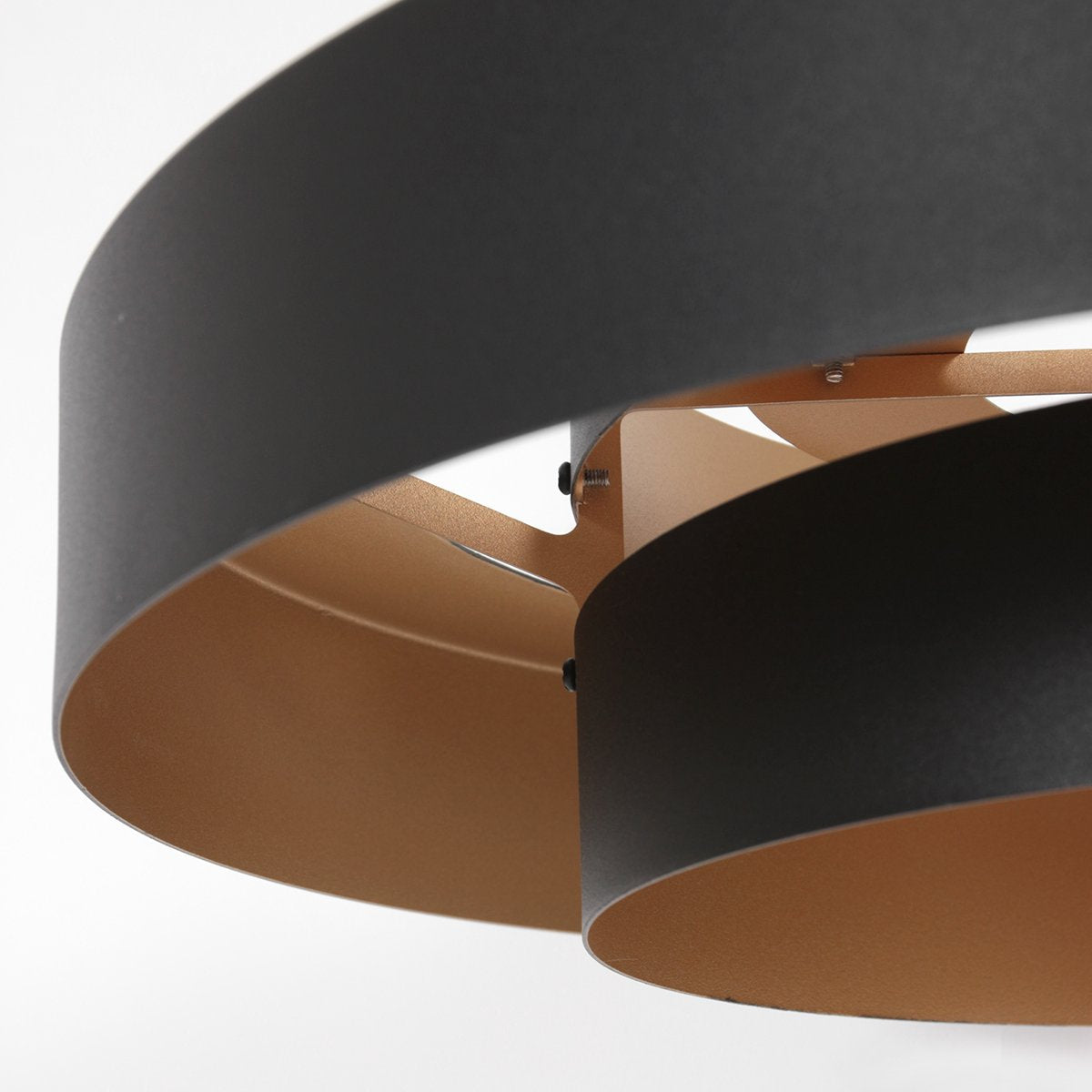 Anne Lighting Hängeleuchte Flinter - Ø50 cm - Metall - E27 - Schwarz