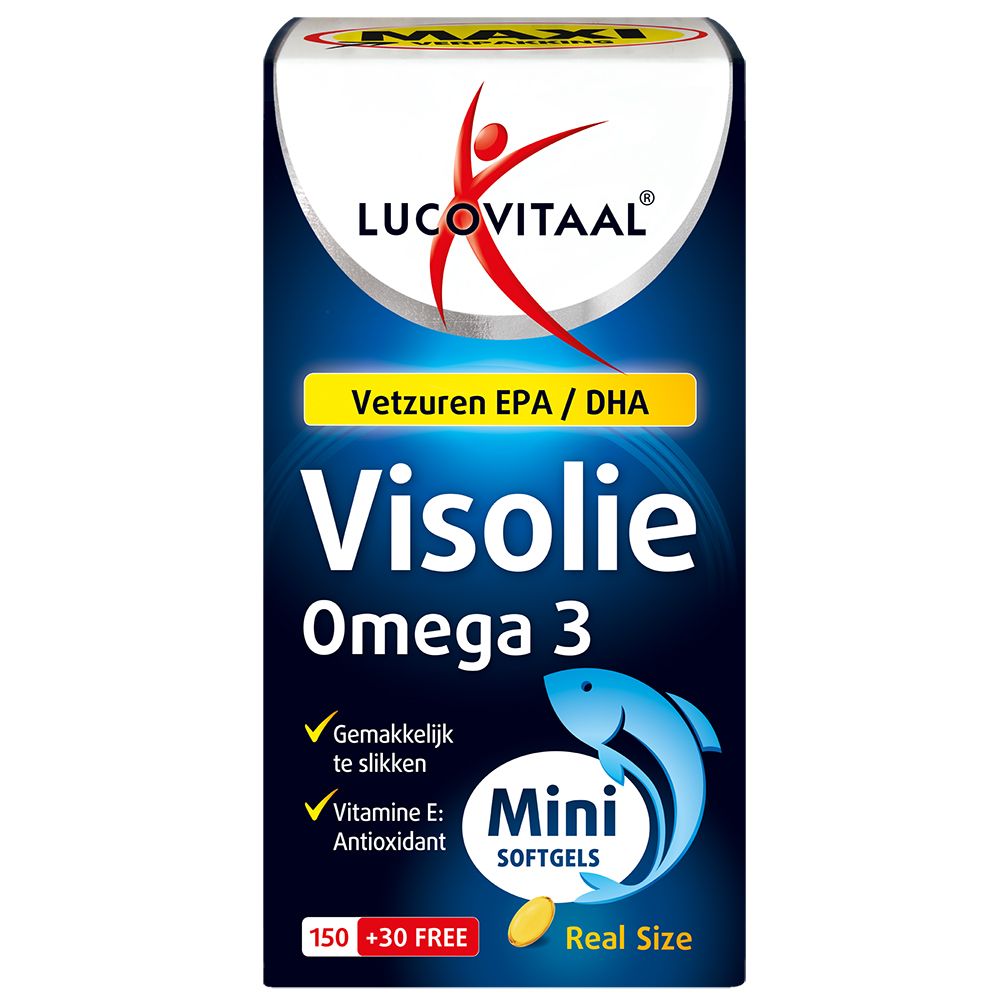 Lucovitaal Fischöl Omega-3-Mini-Softgels – 60 Kapseln