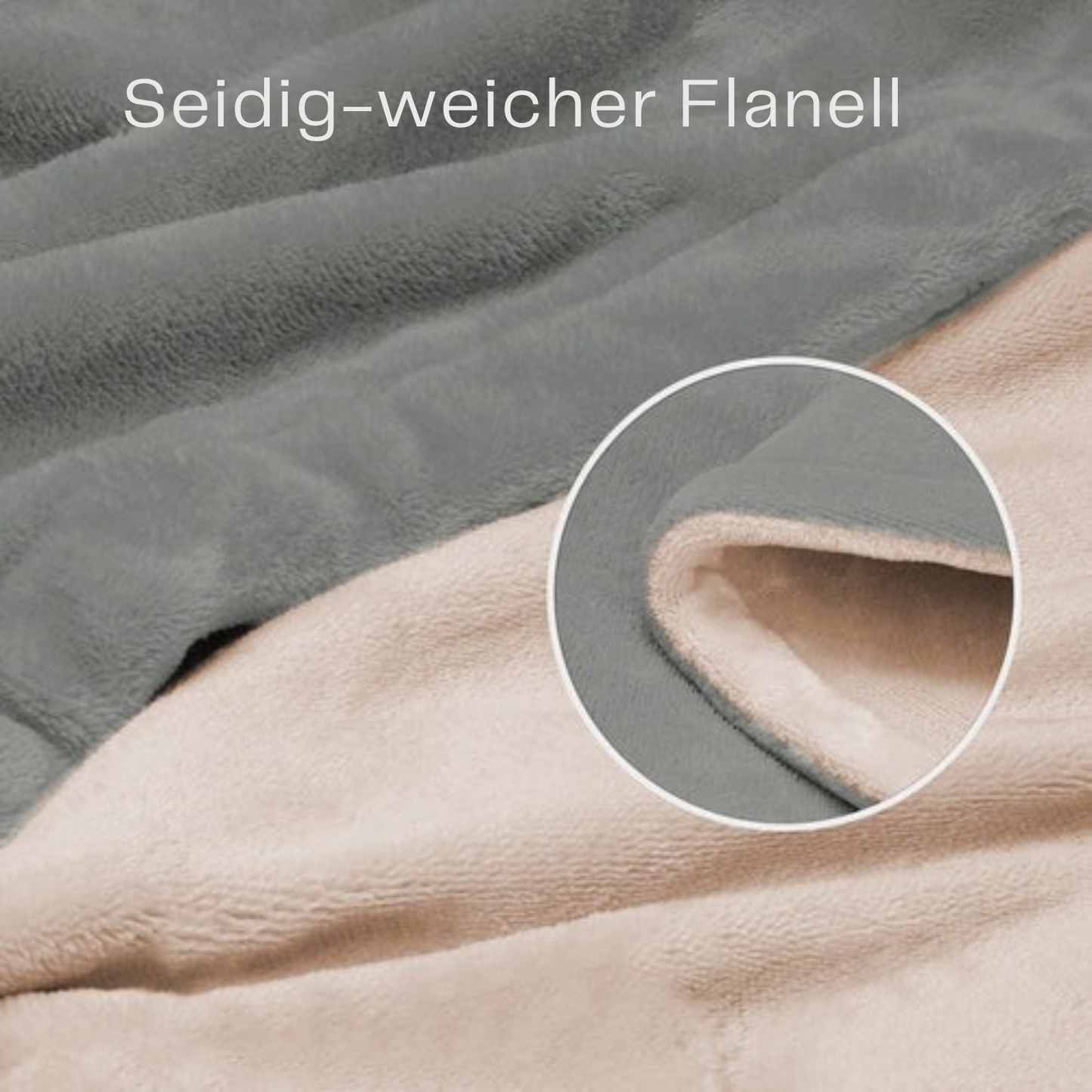 Auronic - Elektrische Heizdecke - 3 Stufen - mit Timer - 160 x 120cm - Grau/Beige
