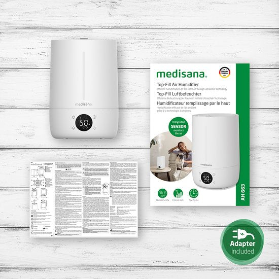 medisana AH 663 – Top-Fill-Luftbefeuchter