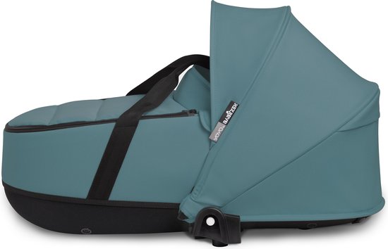 Babyzen YOYO Reisebett, Aqua – Das Reisebett verfügt über eine dicke Doppelmatratze, eine belüftete Liegefläche und ein Sonnendach – Erfordert einen YOYO2-Rahmen (separat erhältlich)