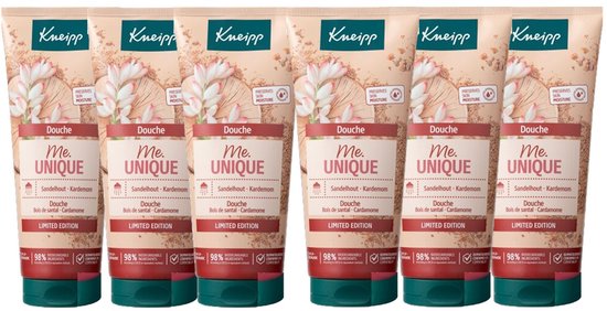 Kneipp Me Unique Duschgel – Sandelholz & Kardamom – 6 x 200 ml