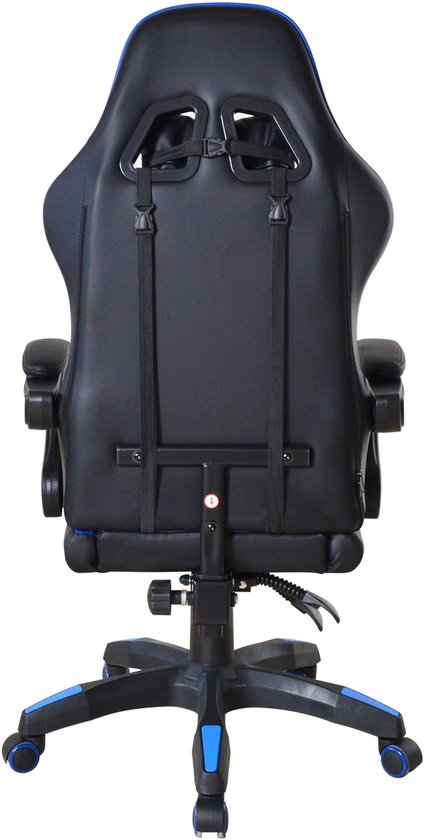 VDD Gaming – Gaming-Stuhl – Gaming-Sessel – Gaming-Sessel – Gaming-Stuhl schwarz – Gaming-Stuhl blau – Bürostuhl – Schreibtischstuhl – Verstellbar – Ergonomisch – Max. 120 kg