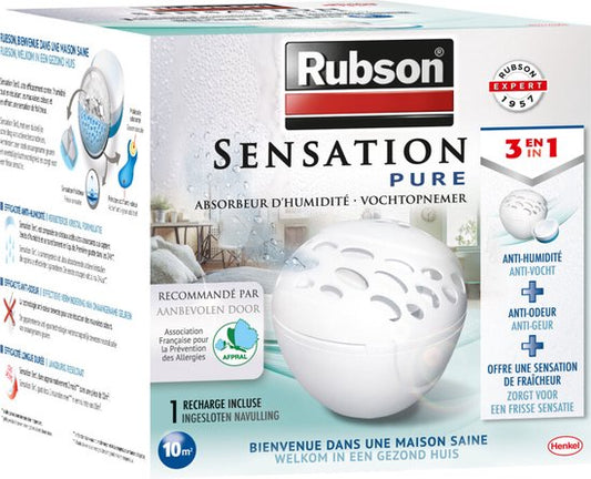 Rubson Appliance Sensation 300g - Fortschrittliche Feuchtigkeitsregulierung für ein gesundes Raumklima