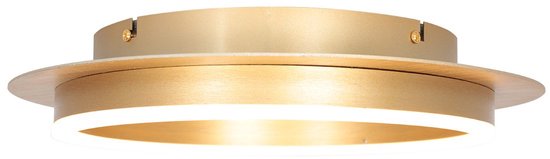 Deckenleuchte Ringlux 3655GO, goldene Deckenleuchte, Ø 32 cm, mit integrierter LED-Beleuchtung von Steinhauer