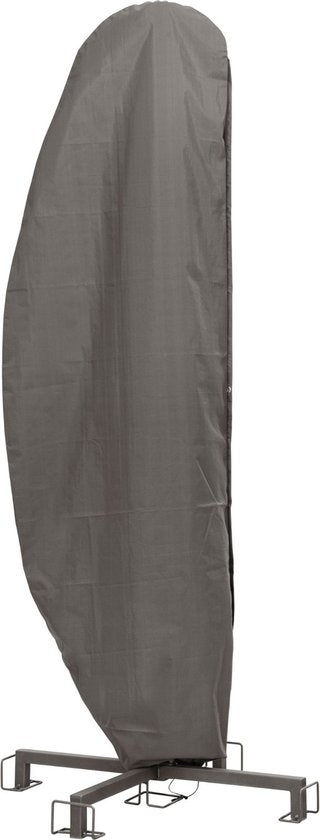 Perel Außenbezug für Schwebeschirm bis Ø 3,5 m, grau, 260 cm x 86 cm