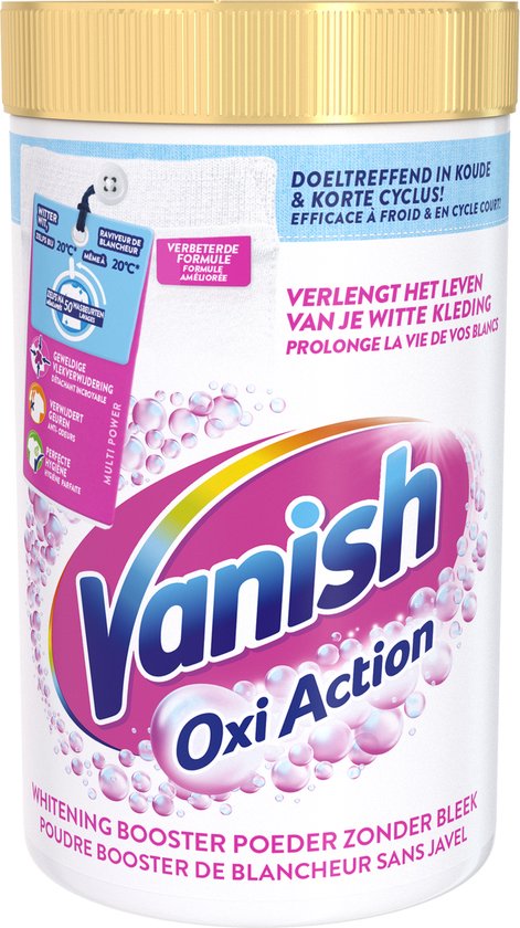 Vanish Oxi Action Waschpulver - Weiße Wäsche - 1,5kg