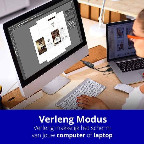TechvavoÂ® VGA (+ Audio) zu HDMI Konverter Universal - Mit 3.5MM Klinke Aux & USB Stromkabel - Analog zu Digital Video Konverter - Stecker zu Buchse - 1080P Full HD - inklusive USB Stromkabel