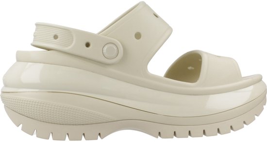 Crocs Classic Mega Crush Sandalen, beige, EU 38–39