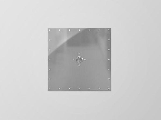 Brauer Nürnberg Regendusche, Deckenmontage, 50 cm, quadratisch, Chrom