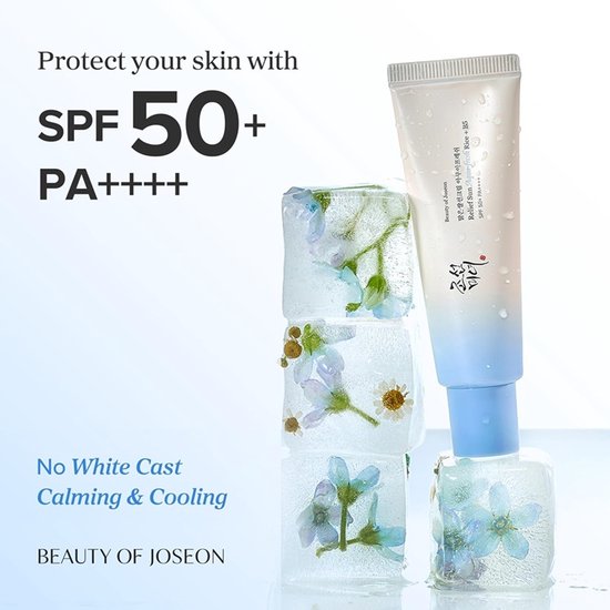 Beauty of Joseon Relief Sun Aqua-Fresh: Reis + B5 LSF 50+/PA++++ – 50 ml + Panthenol B5