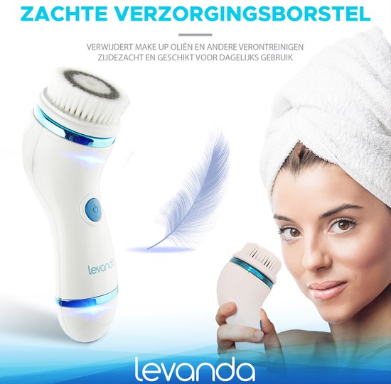 Levanda Ersatzbürstenköpfe – Für 4-in-1 elektrische Gesichtsreinigungsbürste – 4er Set