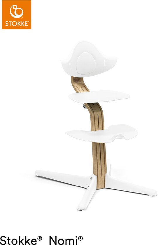 Stokke® Nomi® Kinderstuhl – Eiche – Weiß