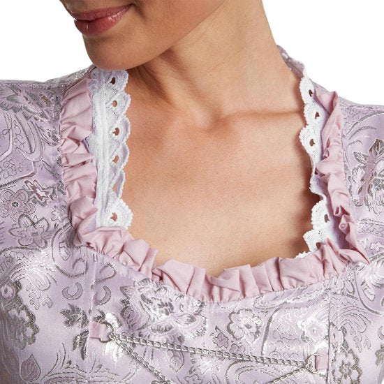 dressforfun - Maxi-Dirndl Neuschwanstein Modell 2 XL - Faschingskostüm Kostüm Halloween Kostüm Karneval Kostüm Fasching Kostüm Party Kostüm - 304648