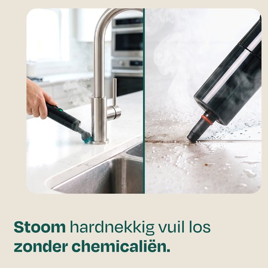 VONROC Fleckenreiniger mit Dampffunktion – Teppichreiniger – Dampfreiniger – 1350 W – 16 kPa Saugkraft – inkl. Aufsätze und Reinigungsmittel