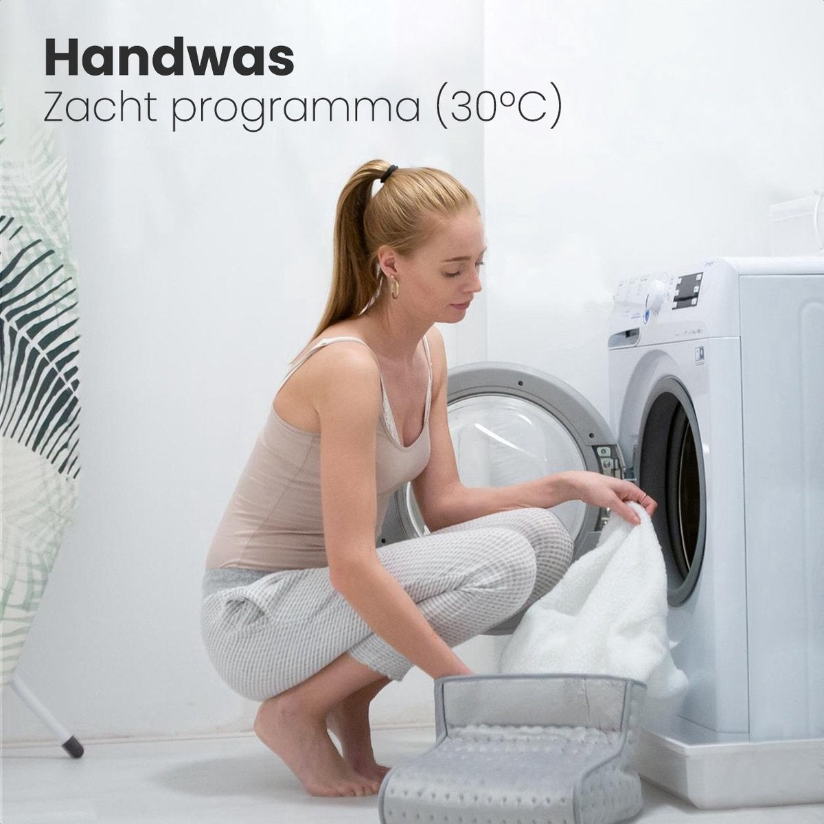 Auronic Elektrischer Fußwärmer - mit Timer und Ãœberhitzungsschutz - 100W - Erwachsene - Grau