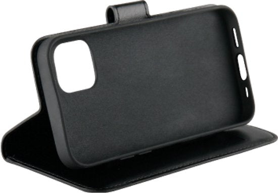 BeHello BookCase iPhone 15 Plus - Tasche mit Kartenhalter- schwarz