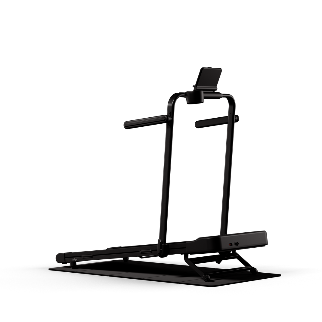 Moov Run Plus Klappbares Laufband – 15 % automatische Steigung – bis zu 14 km/h – max. 120 kg