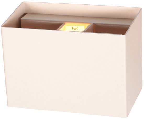 Wandleuchte Muro 3365CR – cremefarben, modernes Design, 13 × 7,5 × 9 cm, Steinhauer, ideal für kleinere Räume und dimmbar mit G9-Fassung