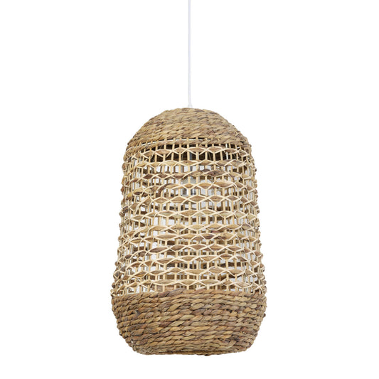 Light & Living Hängeleuchte Tripoli – Ø 37,5 cm – Geflochtenes Rattan in Natur/Braun – Moderne runde Leuchte für Wohn- und Esszimmer – Ohne Leuchtmittel – E27-Fassung