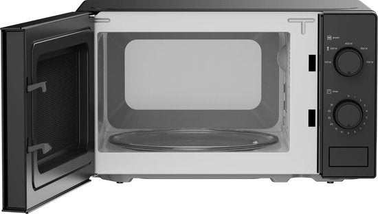 Tomado TMS2003B - Solo-Mikrowelle - 20 Liter - 5 Leistungsstufen - 700 Watt - Innenbeleuchtung - Schwarz