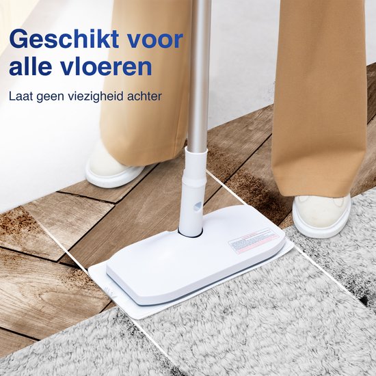 Samako - Royal Elite Dampfreiniger - Handdampfer - Teppichreiniger - weiß