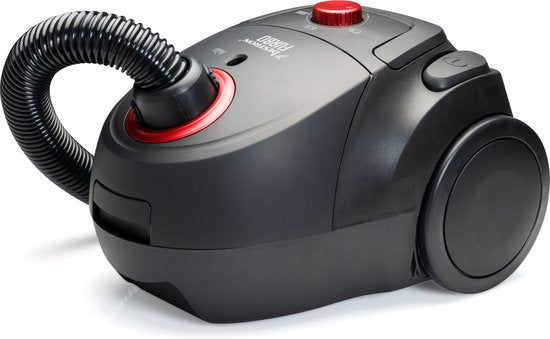 Bestron Staubsauger mit Beutel – ABG450ZRE – HEPA 12 – Reichweite 7,5 m – inkl. 3 Staubsaugerbeutel – Rot/Schwarz – 5 Jahre Garantie