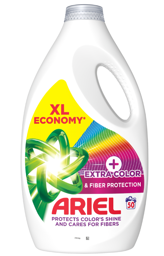 Ariel Flüssigwaschmittel + Extra Color & Fiber Protection – 50 Waschgänge