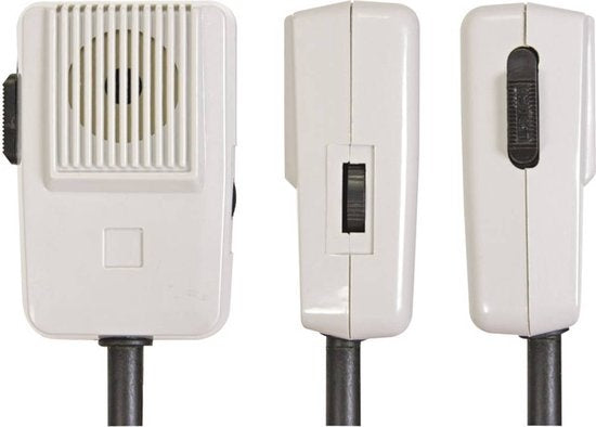 Velleman Megaphon, Schultergurt, Sirene, Sprechfunktion, Pfeifton, abnehmbares Mikrofon, 25 W, 500 m