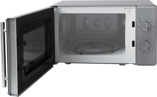Inventum MN205SZ Solo Mikrowelle – 20 l – 700 W – Auftaufunktion – Silber
