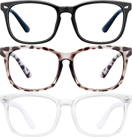 LC Eyewear Computerbrille - Blaulichtbrille - Displaybrille - Unisex - 3er Pack