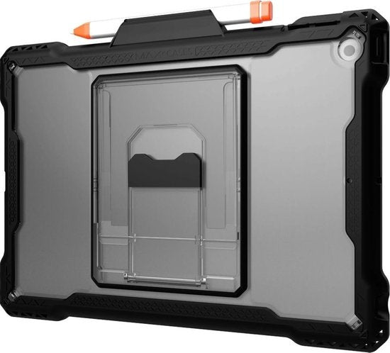 MAXCases Shield Extreme-X Schwarz mit Pencil / Buntstifthalter Apple iPad 8 (2020) / iPad 7 (2019)