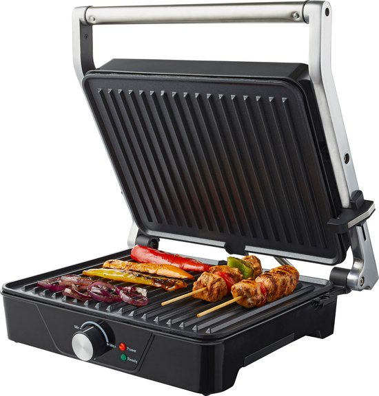 Tomado - TGC4001S - XXL-Kontaktgrill - Verstellbare Temperatur - 30 x 24 cm - PFAS-frei - 2000 Watt