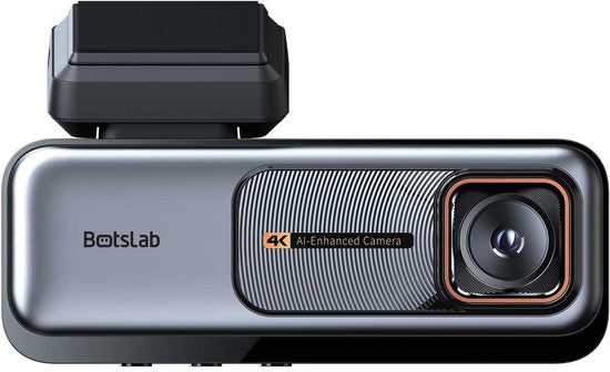 Botslab G980H Pro 2CH 4K WLAN GPS 2CH 64 GB Dashcam – 4K-Kamera vorne + 2K-Kamera hinten - 2,45-Zoll-LCD-Display - WLAN und GPS - Parkmodus - 64 GB Micro-SD-Karte - Dashcam für das Auto