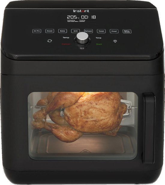 Instant Vortex ClearCook Heißluftfritteuse mit Backfunktion, 13 l