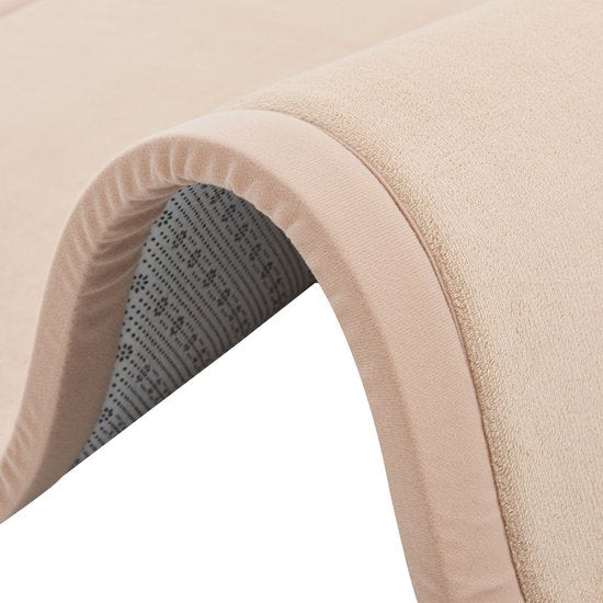 Samtweicher Spielteppich / Kinderteppich Maila - 200 x 150 cm - Beige