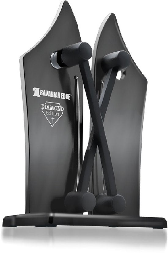 Bavarian Edge Diamond Edition – Messerschärfer – Messerschärfer Deluxe – Pro-Edition mit integrierten Diamantpartikeln – macht alle Messer wieder scharf