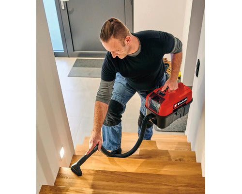 Einhell TE-VC 18/10 Li-Solo Nass- und Trockensauger 10 l – Rot/Schwarz