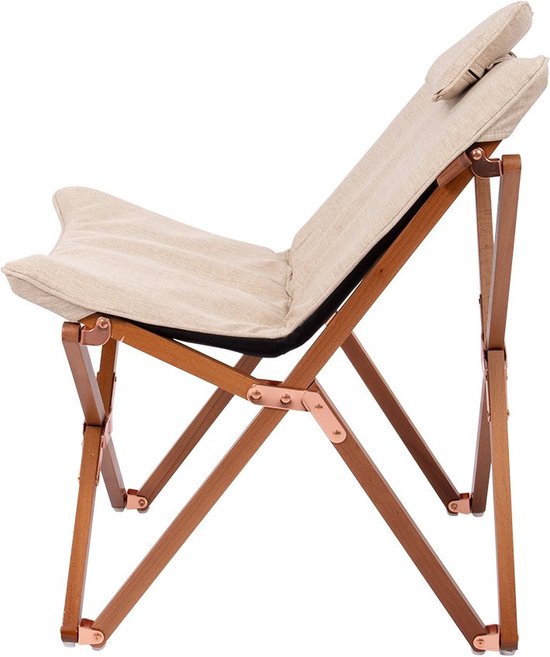 Bo-Camp - Urban Outdoor - Kinder Relaxsessel - Bloomsbury - S - Oxford Polyester - Beige