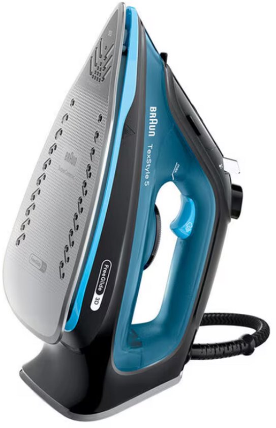 Braun TexStyle 5 SI5256BL – Dampfbügeleisen – Gleitet mühelos rückwärts – Selbstreinigend – Blau