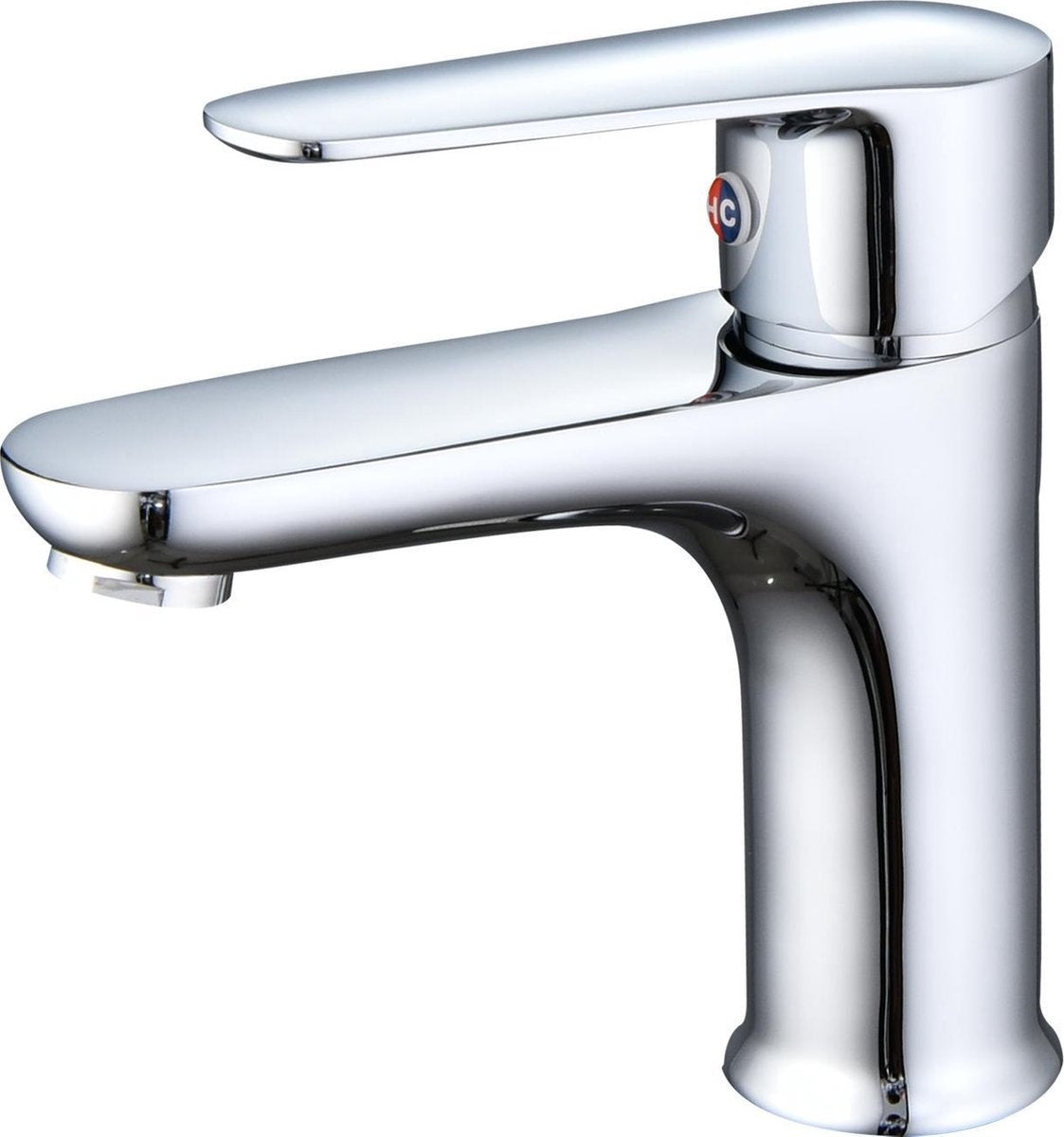 Inspire Badarmatur Silber mit Anschlüssen - Waschtischarmatur - Silber
