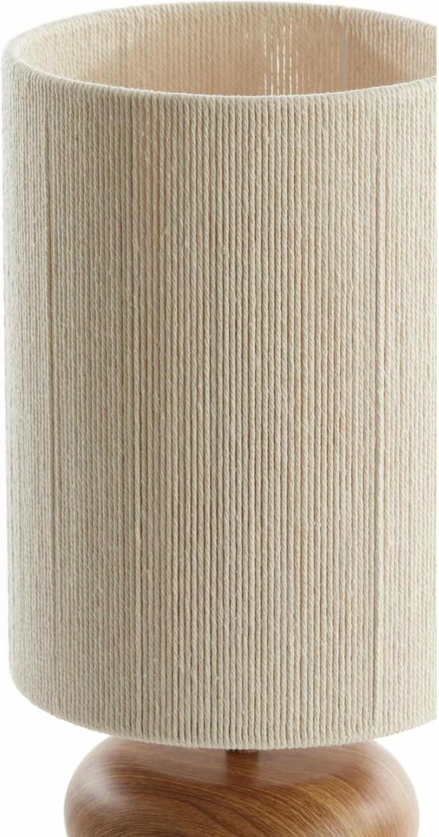 Licht & Wohnen Tischleuchte Danialo - Natur - Ø22cm - Modern