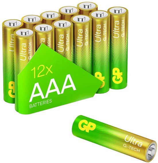 GP Ultra AAA-Batterie (Stift) Alkali 1,5 V, 12 Stück