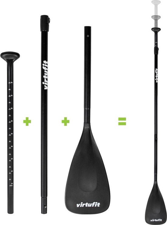 VirtuFit Supboard Ocean 275 - Türkis - Stand Up Paddle Board - Supboard aufblasbar - Für Anfänger und Experten - Verstellbares Paddel - Max. 180 kg - Mit Zubehör und Tragetasche