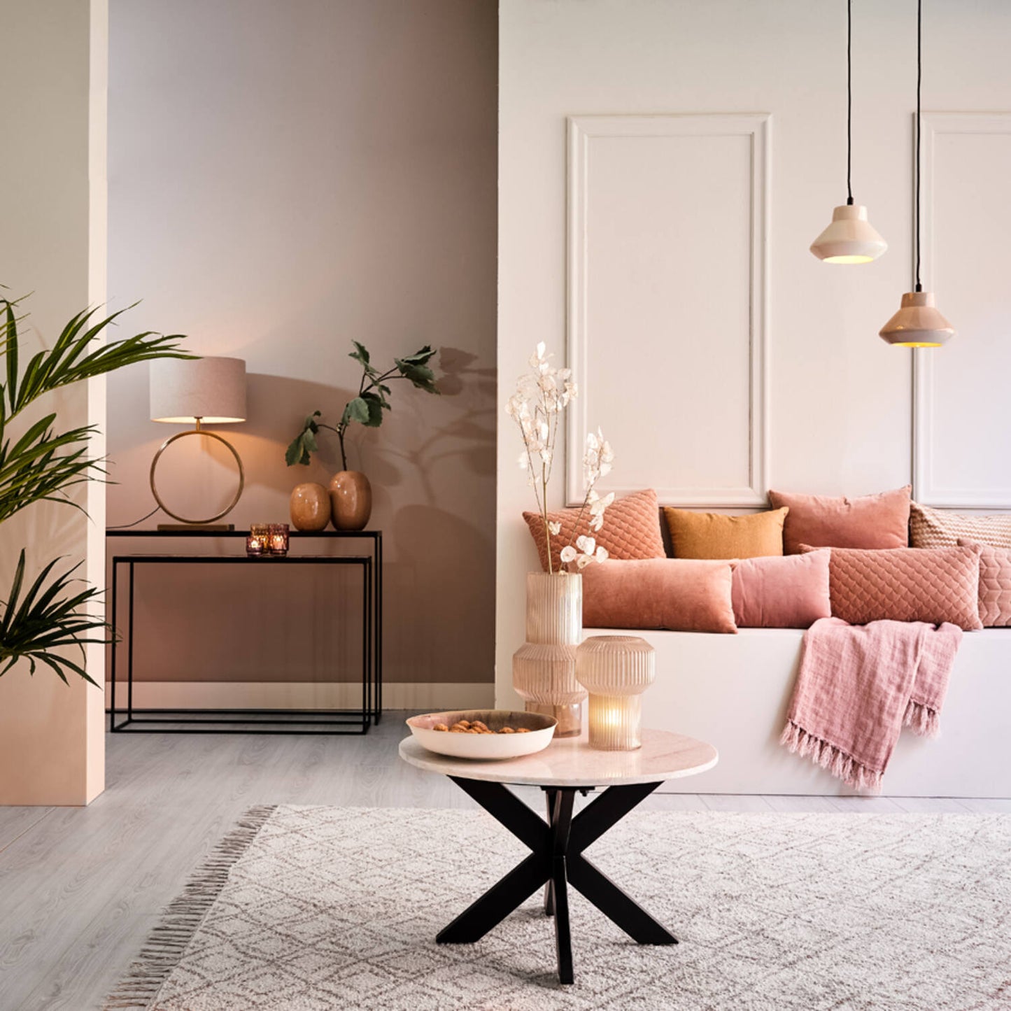 Light & Living Liva Lampenfuß – Metall – rund – 40 x 13 x 52 cm – Gold