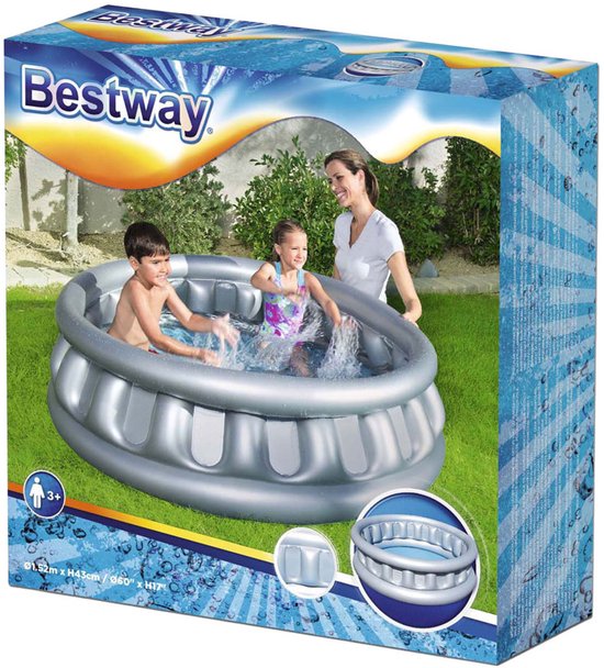 Bestway Aufblasbares Kinderplanschbecken „Raumschiff“ – 152 x 33 cm