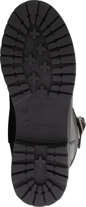 Travelin' Finnmark - Wasserdichter Damenstiefel - Wollgefüttert - Schwarz - Größe 40